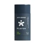 Muster Anti-Odour Deo Stick for Men | Aluminium-Free | Natural Charcoal & Witch Hazel | 80 gm | Long-Lasting