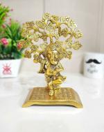 KridayKraft Metal Ganesha Statue,Ganpati Murti Religious Idol for Pooja Room & Decor Your Home, Office,Gift Your Relatives on Diwali,Wedding,Birthday...