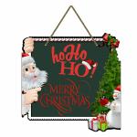Webelkart Premium Merry Christmas and Printed Wall Hanging/Door Hanging for Home and Christmas Decorations ( 10 Inches)