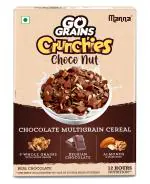 Manna Go Grain Crunchies Multigrain Breakfast Cereal for Kids | Real Chocolate & Nuts