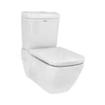 PARRYWARE VERVE Range One Piece Rim Wall hung Western Commode (Ultra White) | 665x360x725mm, Concealed Flush Tank, Western Toilet/Water Closet For Bathroom | C022N1C