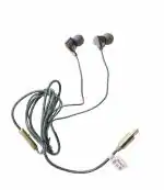 J.P.GOLD Earphone Gold U94 Stereo Pound Wired Earphones with mic, 3.5mm Audio Jack, Enhanced bass with 10 mm Dynamic Drivers, in-Ear Wired Earphone - Silver