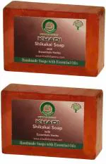 Khadi Herbal Natural Shikakai Soap, 125 Gm Each (Pack Of 2)
