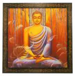 Indianara Gautam Budha Paintings (1354) Without Glass 13.8 X 13.8 Inch