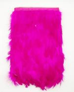 Craftlove Rani Pink Fabric Feather Lace 8 Mtrs Fur Border