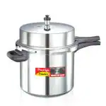 Prestige Popular Plus Virgin Aluminium Gas and Induction Compatible Pressure Cooker, 12 L (Silver)
