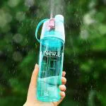 VDNSI Portable New B Water Bottle Mist Spray Water Bottle for Outdoor Gym Sports Cycling