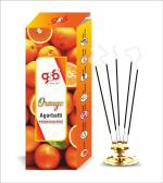 GSB Orange Premium Incense Sticks | Best for Pooja & Meditation | Agarbatti | Made with Natural Essential Oil | Hand Crafted | Long Lasting Incense Sticks (200gms)