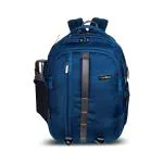 Travel Club Teal Nylon Multi-Capabilities and Multi- Storage Laptop Backpack - 25 L