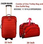 K.S Enterprise Nylon Waterproof Strolley Duffle Bag for Men and Women| Travel Bag| Duffel Bag