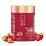 Nutriburst Biotin Gummies to Support Hair, Skin & Nail Growth with High Potency 10000mcg Sesbania Extract(30Gummies)