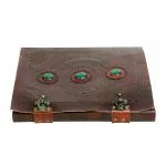 pranjals house Brown Leather Handmade Diary 100 Pages