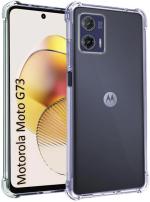 Newselect Motorola Moto G73 5G, Moto G73 5G Transparent Rubber Back Cover