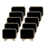 CVANU Chalkboard Stand Wooden Place Card Name Blackboard Table Number Price