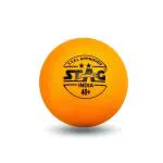 Stag 2 Star Orange Table Tennis (T.T) Balls| Advanced High Performance 40+mm Ping Pong Balls for Training, Tournaments and Recreational Play| Durable for Indoor/Outdoor Game - Orange Pack of 6