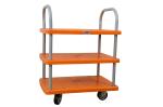 SRP 3 Layer Plastic Platform Stainless Steel Trolley 300kg
