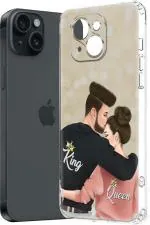 Fashionury Back Cover for Apple iPhone 15 Plus (Multicolor, Grip Case, Silicon, Pack of: 1)