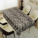 Dakshya Industries Flower Design 6 Seater Without Lace Dining Table Cover| Table Cover |Waterproof & Heat Resistant,Polyvinyl Chloride (PVC),Rectangular,( Pack of - 1 ) Part-15