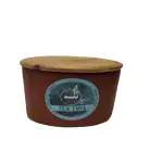 AMODA Glass Jar Candle with Wooden Lid Pure Soy Wax Candle in various fragrances like Tea Tree-A1