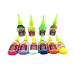 CRAFTWAFT Fevicryl Non Sticky 3D Cone Out Liners Multicolored Set Of 10 Ideal for 3D art DIY Decor