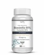 Vokin Biotech Boswellia Serrata + Curcumin + Bioperine For Bones & Joints Health (90 Capsules)