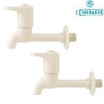 CENNAWARE LONG BODY PTMT GOLD SERIES LONG BODY BIB TAP WITH WALL FLANGE Pack of 2pcs