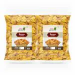 90's Mill Falhari Roasted Kerala Yellow Banana Chips Tasty Yummy Snack Healthy Snack- 200gm(Pack of 2x 100gm)
