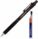 STAEDTLER 925 Series Mechanical Pencil with Rubber Grip 0.5mm with 1 pack Lead Box