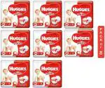 Huggies White Dry Pants Baby Diapers Medium 64 Pieces| Pack of 8