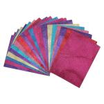 Itsy Bitsy Paper Handmade Glitter Sheet A4 Asst (Pack Of 20)