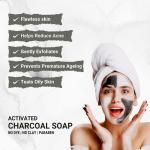 NEPROENT Charcol Soap | Soap | Bar Soap | Liquid Soap | Hand Soap | Antibacterial Soap | Exfoliating Soap | Hypoallergenic Soap | Handcrafted Soap | Sensitive Skin Soap | Fragrance-Free Soap(pack of 12)