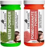 Park Daniel Pure And Natural Neem Powder And Pomegranate Powder, 100 G Each (Combo Of 2) |Hair Care|Dandruff Control hair Powder|Healthy Strong Hair Mask