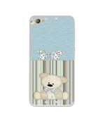 Casotec Teddy Bear Design Printed Silicon Soft TPU Back Case Cover for LeTV Le 1S 