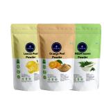 VEDICINE Pure Neem Leaf, Lemon Peel, Orange Peel Powder for Face And Skin Care (100gmx3)