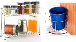 Somkala Value Steel Bin Holder, Spice Rack
