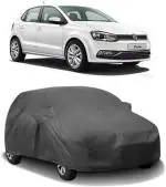 CARNEST Car Cover For Volkswagen Polo (With Mirror Pockets) (Grey)