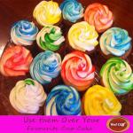 Red Cliff Premium Edible Colour Spray | Cake Decorating Spray Colour for Cakes, Cookies, Cupcakes Or Any Consumable for A Dazzling Effect | Combo Pack Of 5 | (Edible Spray | 100gx5 |)