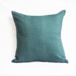 Earthy India Plain Cotton Cushion Cover 16 inch x 16 inch 2 pcs (Green2)