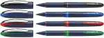 Luxor Schneider One Business Roller Ball Pen - Blue, Black, Red and Green | 0.6 mm | Pack of 4 | 2200 mtrs writing length | Waterproof Ink | Consistent ink flow | Ideal for Professionals-Office essential