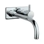 JAQUAR Florentine Series Wall Mounted Cold ONLY Basin TAP/TAP (Chrome) | Right Hand Side Lever, Brass Body Water Tap/Faucet/Cock for Bathroom/Kitchen Wash Basin | FLR-CHR-5441NK
