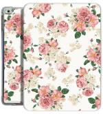 Caseelo Flip Cover for Apple iPad Air 3 [ 3rd Generation ] 10.5 Inch 2019 Pro 10.5 inch 2017 Gen TPU Slim Cover Smart Adjustable Viewing Angle Stand ( Rose Flower )