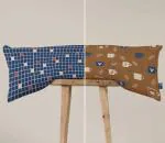 THE WOOD WHITE Soft Matty Pillow Cover for Cuddle Pillow. Full Body Pillow Cover Size 18 X 54 Inch. Long Pillow Cover for Bed. Coffee Party