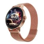 beatXP Vector 1.30 inch HD Display Bluetooth Calling Smart Watch, Rotary Crown, 320 * 320px, 60Hz Refresh Rate, 100+ Sports Modes, 24/7 Health Tracking (Champagne Gold Metal Magnetic)