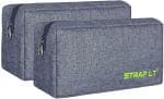 Straplt Grey Travel Organizer Pouch