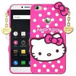 Clickaway Pink Silicone Hello Kitty Back Cover Case For Letv 1S