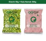 Goshudh Kala Namak 500g & Choti Elaichi 50gm Combo Pack 550g