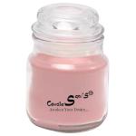 Sapi’S Red Soy Wax Glass Jar Scented Candles, Strawberry (Pack Of 2)