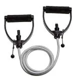 ShopiMoz Single tonning Tube | Professional Toning Tube Exerciser | Exercise Band | with Comfort Handles | for Home | Office | Gym Fitness Training | Boxing Workouts| Multicolor