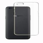 Fastship Rubber silicone Back Cover for OPPO A71 - Transparent