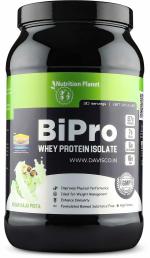 Nutrition Planet BiPro - Whey Protein Isolate (Kesar Kaju Pista - 2lb, 30 Servings)